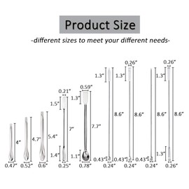 Art Secret 15Pcs Stainless Steel Lab Spatula Micro Scoop Reagent Laboratory Mixing Spatula 22cm Long Sampling Spoon