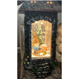 Gnomes Christmas Snow Globe, Mushroom Decor Glittering with 6 H Timing Gnomes Mushroom Autumn Decoration Christmas