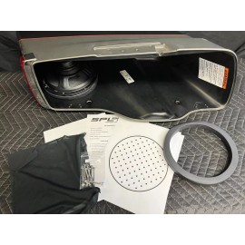SPL Bagger Audio 8" Rear Harley Saddlebag Speaker Mounting Ring Adapters w/CLOTH 2014-2023