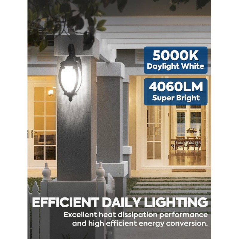 Nouscan 300W Equivalent LED Light Bulb, 4060LM Super Bright A23