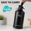Swigina [2-IN-1 LID] Gallon Insulated Water Bottle with Silicone Boot