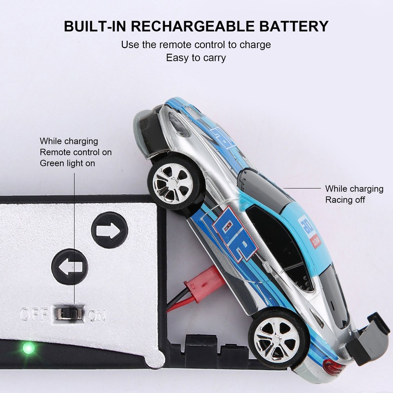 Mini RC Car with Can Box Power Induction Fourway Remote