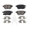 Rear Semi-Metallic Disc Brake Pads PPF-D1423 Replacement For Toyota Corolla