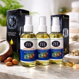 3 Aceites Coco,argan,colageno Cuidado Y Antiarrugas Rosas
