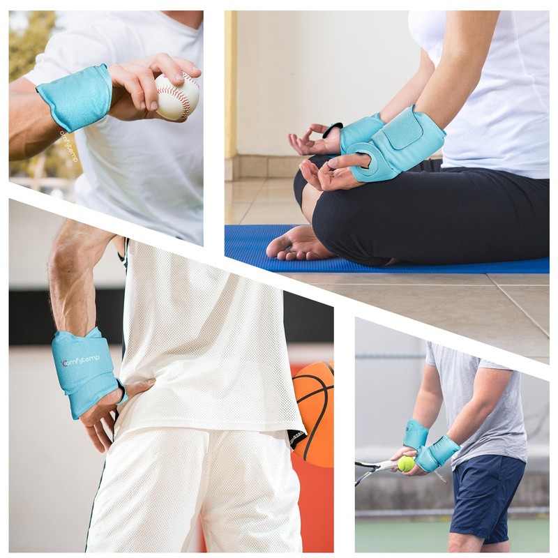 Comfytemp Wrist Ice Pack Wrap for Carpal Tunnel, 2 Reusable