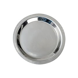 NKlaus 10936 Incense Plate Stainless Steel 9 cm Incense Accessories for Incense Plates