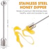 DUGATO Honey Dipper Set (2 Pack, 6.3") - 304 Stainless