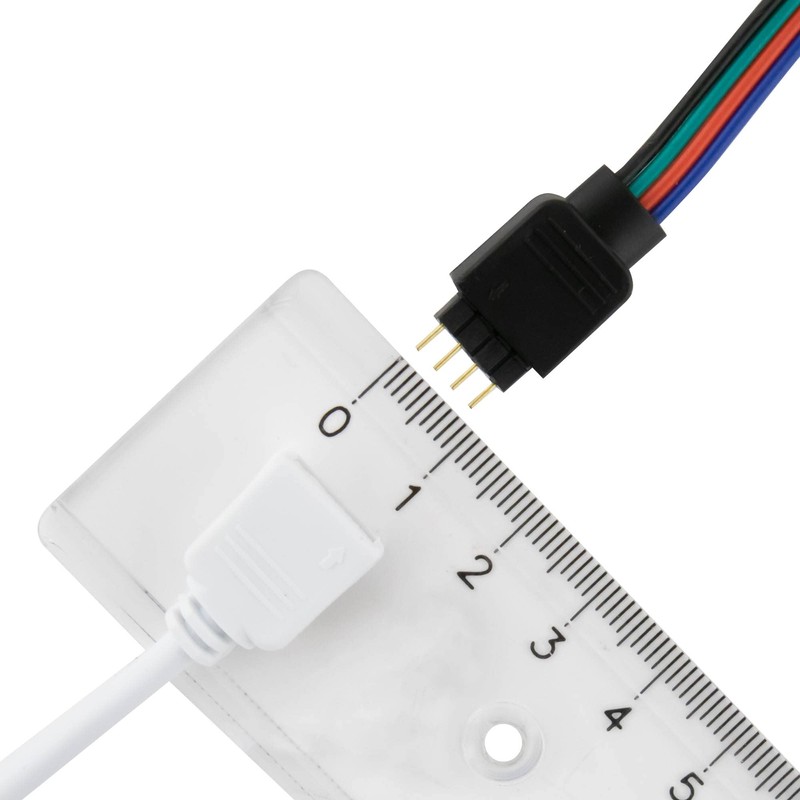 IR RGB Stripe Controller 24 Key, White, White