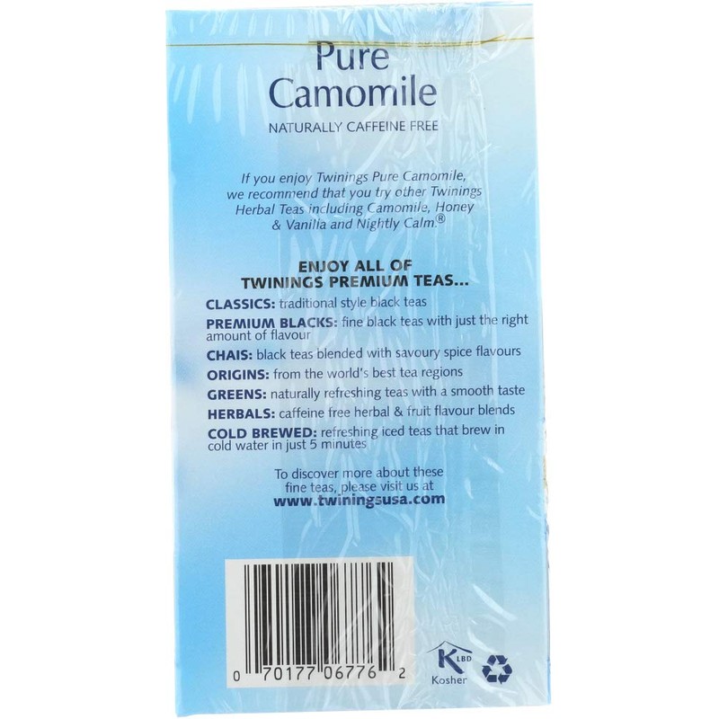 Twinings Pure Camomile Tea (3x20 Bag)3