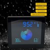 5in Wall Shower Clock Digital Timer Alarm Temperature Humidity Display