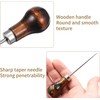 4 Pcs Awl Tool, Bradawl Tool for Wood, Handwork Sewing
