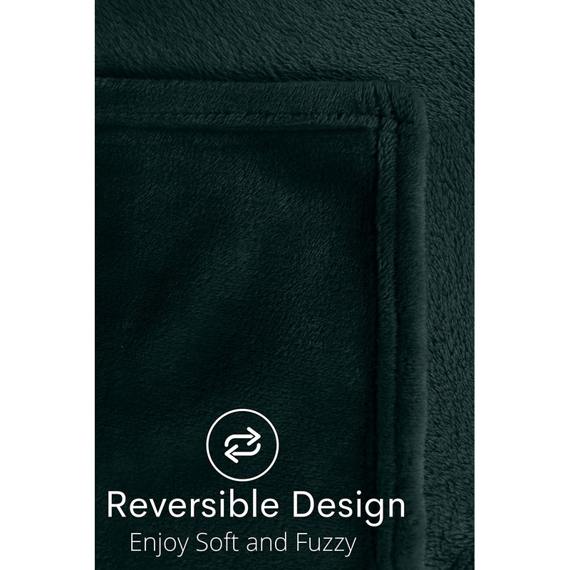 Pagnanno. Flannel Fleece Mink Throw Pack of 2 - Sofa/Bedspread/travel