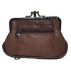 Leatherboss Genuine Leather Coin Purse Holder, Brown
