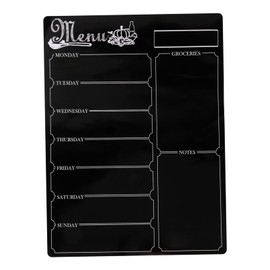 Tofficu Meal Planner Notepad for Refrigerator Weekly Calendar Grocery List Space Meal Menu Board for Family Organizing Hold