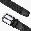 Bon4Extrao Men's Elastic Belt, Braided Belt, Without Holes, 35 mm