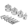 10PCS Diamond Drill Bit Diamond Hole Saw for Glass Tile