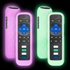 2 Pack for Roku Remote Cover,Silicone Controller Case Green and
