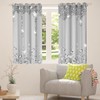 Silver Glitter Curtain (Non-Glitter), Sparkling Party Decorations, Blackout Curtains for