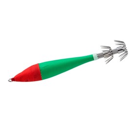 Duel A1712-BLRM Lead Squid Jig EZ-Bait Metal, No. 15, 2.0 oz (56 g), Blue Luminous Red Green, Squid Metal