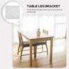 3.93inch/10cm Leg Mounting Plates, Furniture Leg Attachment Plates Industrial Strength