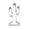 Staedter Cactus Shape Cookie Cutter, Silver