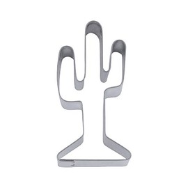 Staedter Cactus Shape Cookie Cutter, Silver