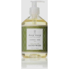 Deep Steep Rosemary-Mint Argan Oil Hand Wash Liquid Soap 17.6 oz