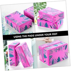 Parliky 2pcs Non-slip High Density Yoga Blocks for Boy Girl Dance Practice Eco-friendly Exercise Bricks for Improved Stability and Balance Yoga and Fitness