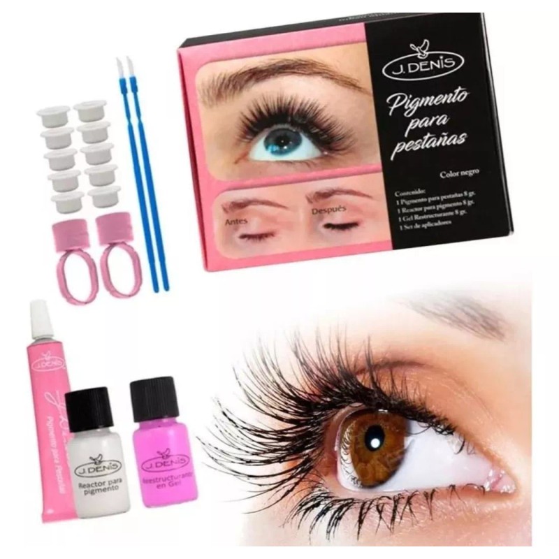 J. Denis Pigmento Para Pestañas J Denis® Negro 2 Piezas