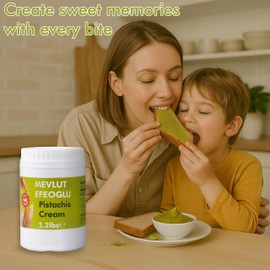 Pistachio Cream for Dubai Chocolate Bar, 2.2 lb Pistachio Cream, Butter, Vegan, Dessert & Chocolate Use for Bakery (2.2 lb)