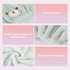 VOCOSTE Hair Drying Towel, Towel Cap, Super Absorbent, Quick Drying,