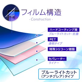 ClearView 【2枚セット】3DS LL対応 液晶保護フィルム 清潔で目に優しいアンチグレア・ブルーライトカットタイプ [video game]