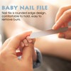 PAPABEAR Baby Nail Clippers Set with Cute Case, Infant Fingernail