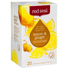 Red Seal (Hot & Cold Brew) Lemon and Ginger Fruit Tea 20 Teabags