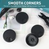 Pack of 9 Desk Cable Tidy, Plastic Cable Grommet, Black