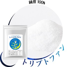 L-Tryptophan 1.8 oz (50 g) Essential Amino Acid, Serotonine, Edible Powder, Measuring Spoon, Powder Made in Japan