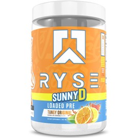 RYSE Loaded Pre Workout Powder - SunnyD Tangy Original - Daily Pre-Workout for Men & Women with 300mg Caffeine, Beta Alanine, and Citrulline for Pump, Focus, and Energy - 30 Servings