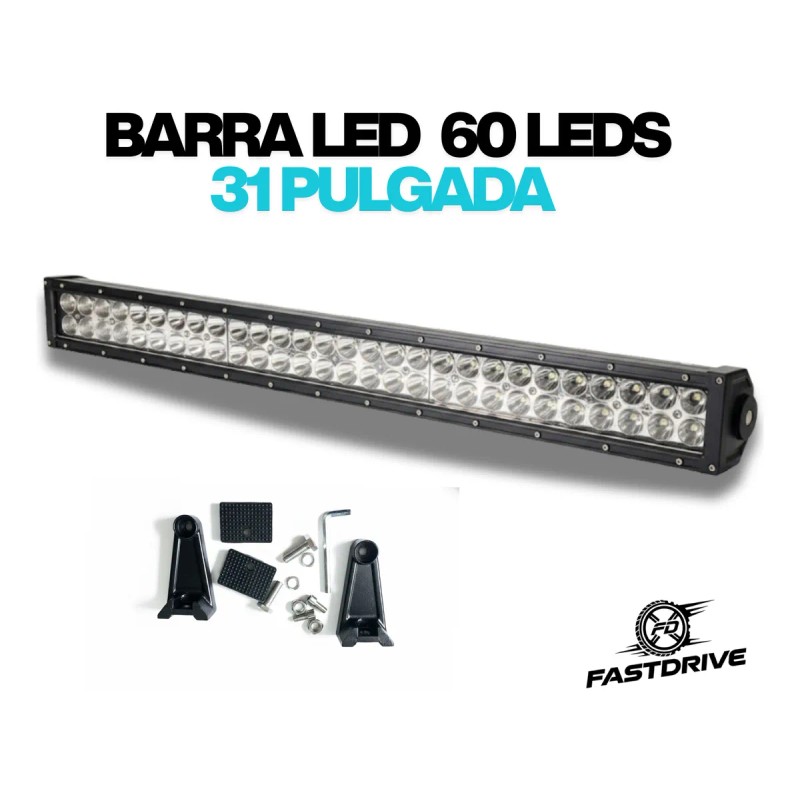 Barra De 60 Hiperled 31 Pulgadas Jeep 4x4 Fastdrive