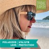 TRIBAL EARTH Bamboo Sunglasses Polarised for Men and Women with