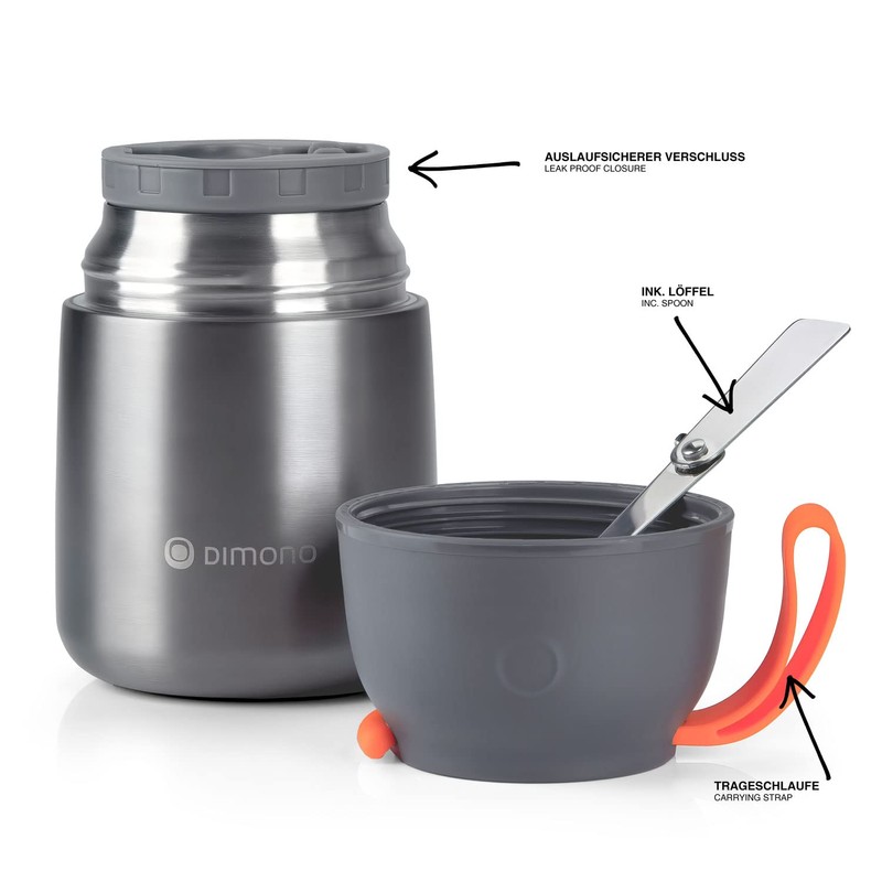 Dimono® Thermal Container Warming Container, Lunch Box To-Go Food Container,