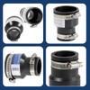 Supply Giant 6I52 Flexible PVC Reducing Coupling with Stainless Steel