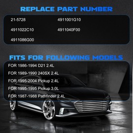 YOMALL Power Steering Pump 21-5728 for 1987 Pathfinder 2.4L & 1988 Pathfinder 2.4L, for 1995-2004 Pickup 2.4L, for 1995 Pickup 3.0L, for 1989 240SX 1990 240SX 2.4L, for 1986-1994 D21 2.4L