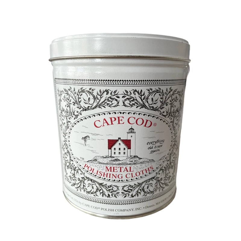 Cape Cod Polish polishing cloths economy tin for steel, gold