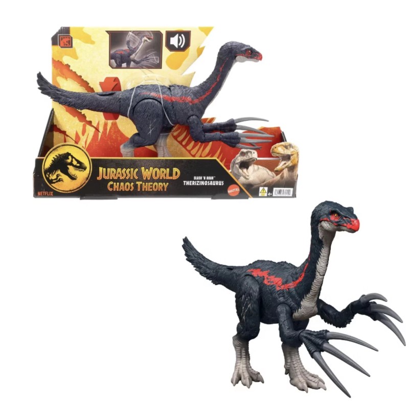 Target Jurassic World Slash N Roar Therizinosauru