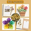 Apalie 600PCS Gold Brads,0.3 x 0.65 Inch Paper Fasteners,Metal Round
