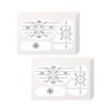 Goods Land GD-GOLFSTMK-10SET Golf Shot Mark Impact Marker Practice Shot