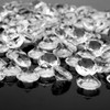 300pcs 20mm Transparent Acrylic Diamonds Crystals Pointed Beads Wedding Party