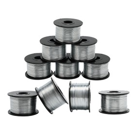 10 PCS Steel Rebar Tie Wire Coil, 360FT Rebar Tie Gun Wire, 0.03” Rebar Tie Wire for Automatic Rebar Tying Tool