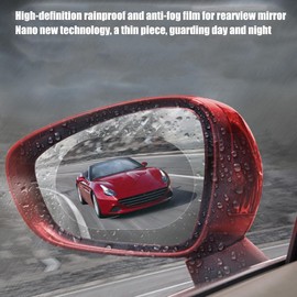 Película A Prueba De Lluvia Del Espejo Lateral - Pegatina Protectora A Prueba Lluvia De Nano Para Los Espejos Retrovisores Película De Conducción Segura De Alta Definición Transparente, Anti Anti