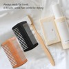 Kootinn Wooden Beard Comb Kit, Dual Action Fine & Coarse